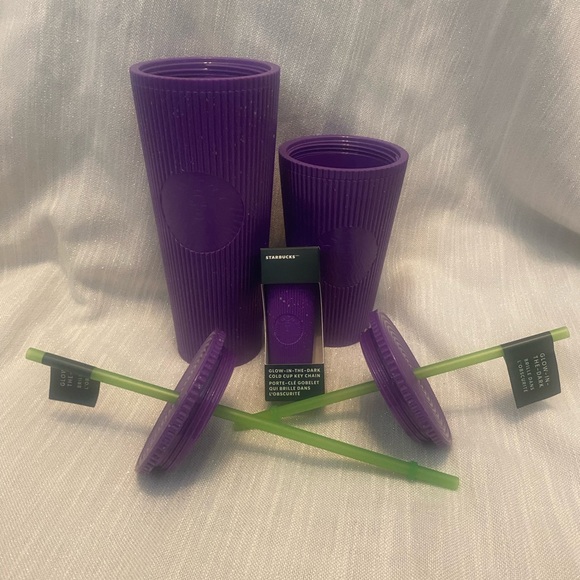 💥💥STARBUCKS FALL 2024 PURPLE GLOW IN THE DARK BUNDLE💥💥 PRICE IS FOR ALL 3!! - Picture 8 of 10
